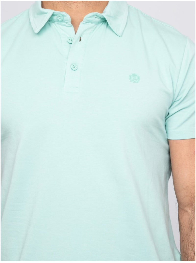 Polo de manga corta PACIRAX Verde claro - Kiabi