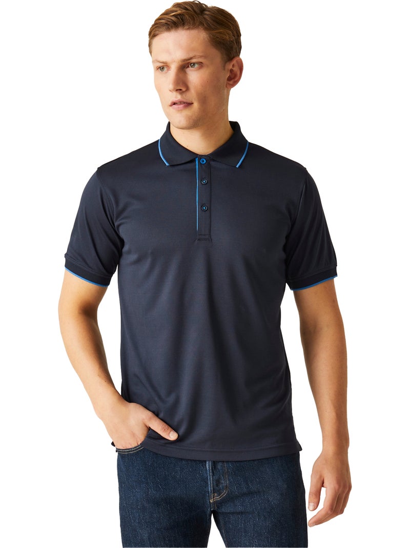 Polo de manga corta para hombre - regatta professional Azul Azul marino - Kiabi