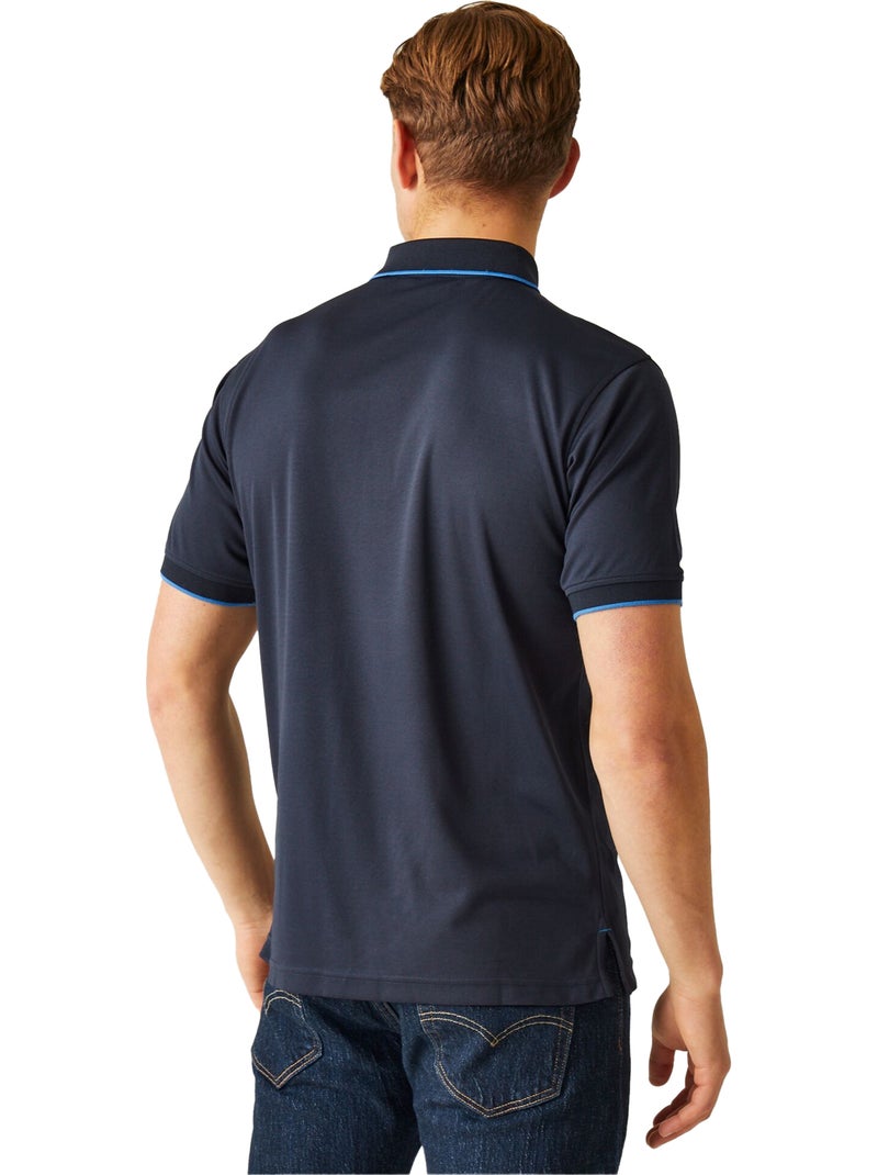 Polo de manga corta para hombre - regatta professional Azul Azul marino - Kiabi