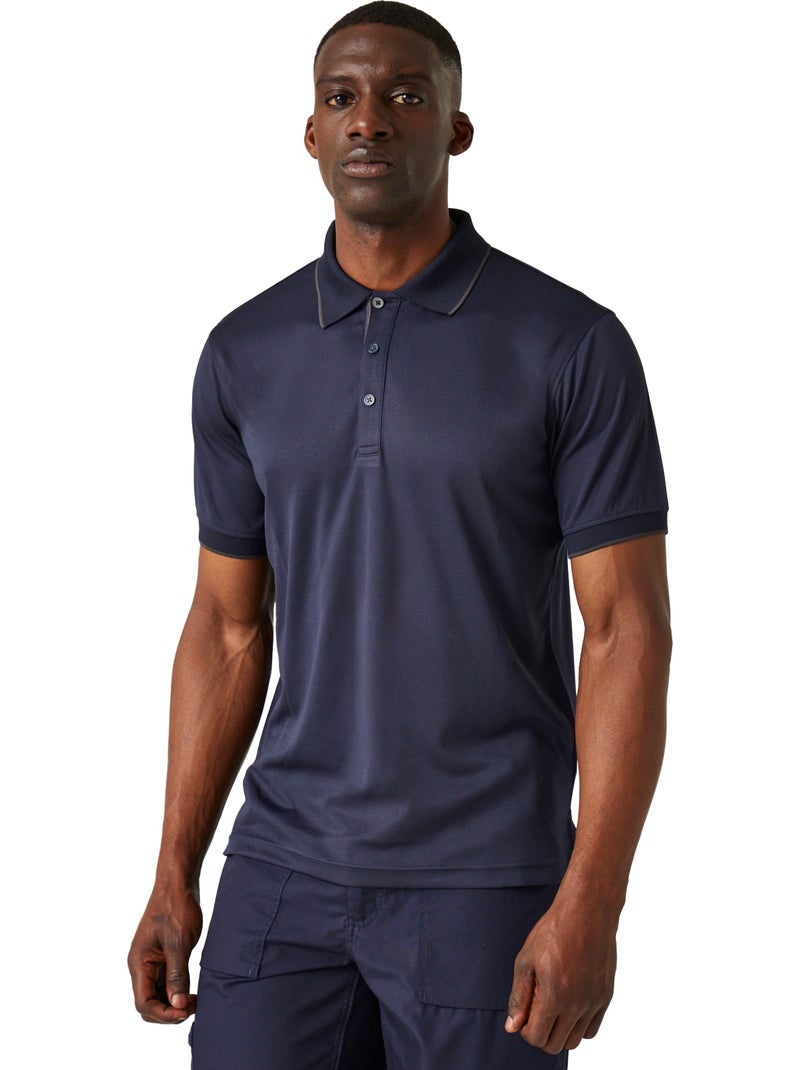 Polo de manga corta para hombre - regatta professional Azul marino - Kiabi