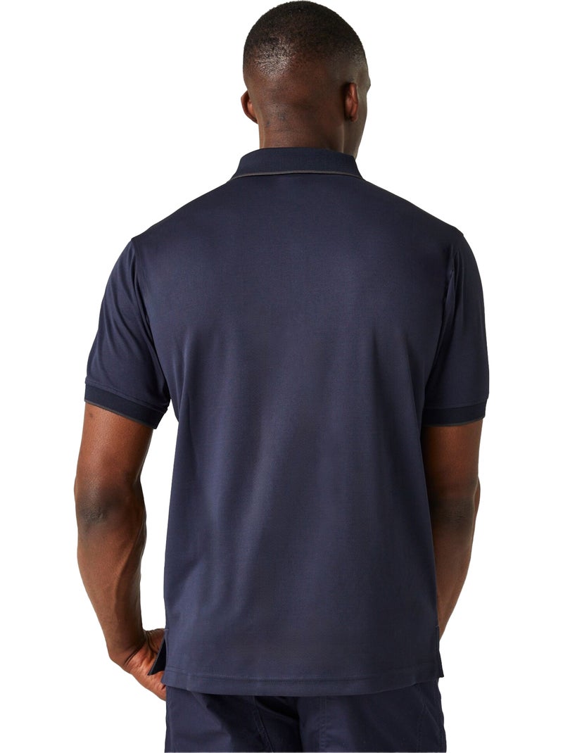 Polo de manga corta para hombre - regatta professional Azul marino - Kiabi