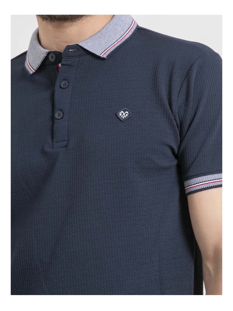 Polo de manga corta PEPATEO Azul marino - Kiabi
