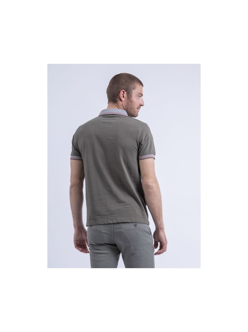Polo de manga corta PIMALIK Caqui - Kiabi