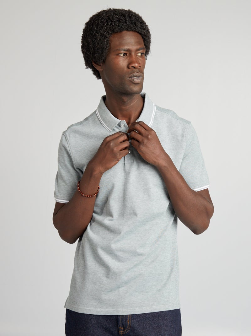 Polo de manga corta Regular fit BLANCO - Kiabi