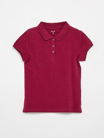 Polo de manga corta