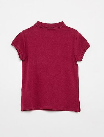 Polo de manga corta