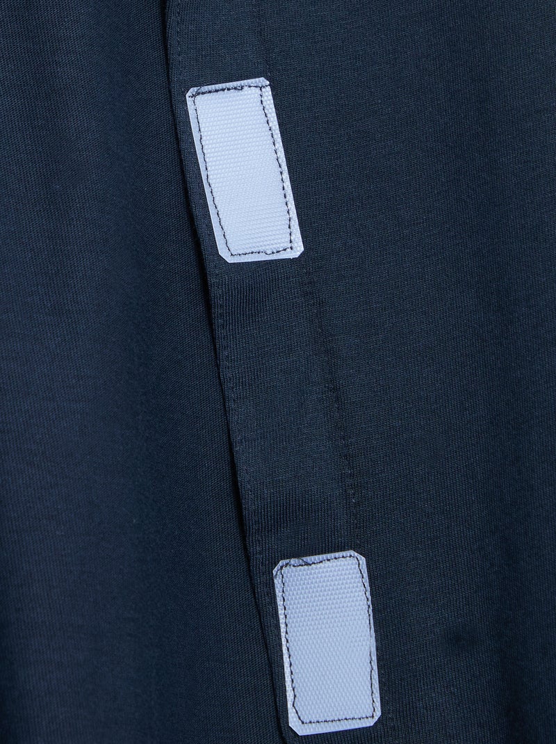Polo de manga larga - colección fácil de poner Azul - Kiabi