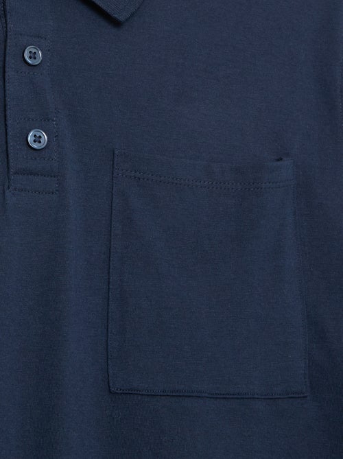 Polo de manga larga - colección fácil de poner - Kiabi