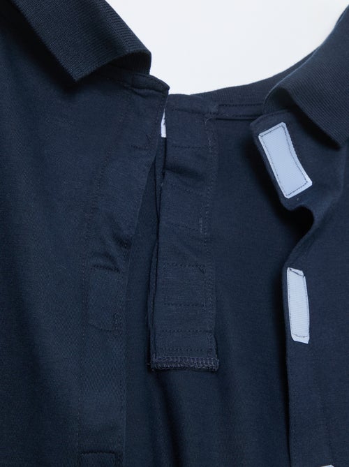 Polo de manga larga - colección fácil de poner - Kiabi