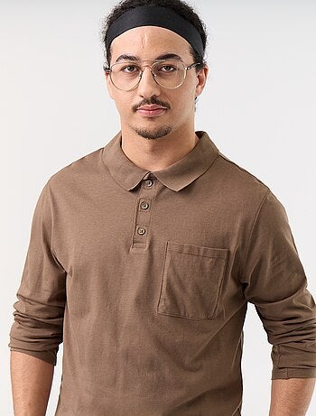 Polo de manga larga - colección fácil de poner