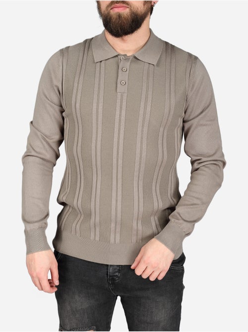 Polo de manga larga - frilivin - Kiabi Polo de manga larga - frilivin - Kiabi
