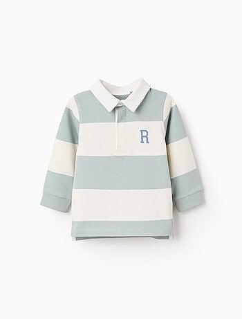 Polo de manga larga a rayas