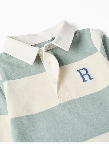 Polo de manga larga a rayas