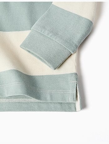 Polo de manga larga a rayas