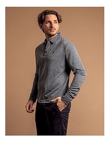 Polo de manga larga de algodón PALOUX