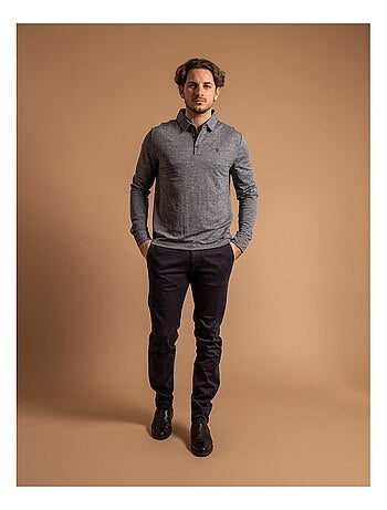 Polo de manga larga de algodón PALOUX