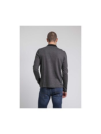 Polo de manga larga de puro algodón PAGNY