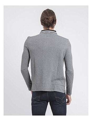 Polo de manga larga de puro algodón PAMELVINE