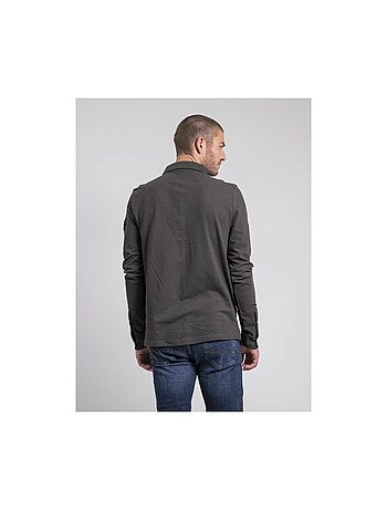 Polo de manga larga de puro algodón PILKA