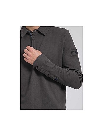 Polo de manga larga de puro algodón PILKA