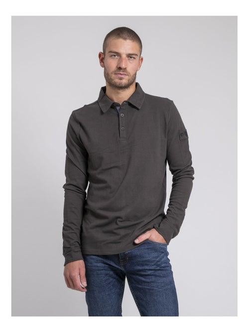 Polo de manga larga de puro algodón PILKA - Kiabi