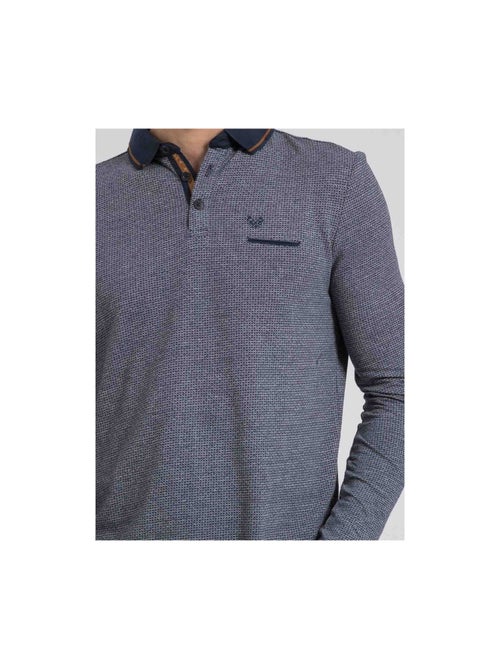 Polo de manga larga de puro algodón PIVALMOX - Kiabi