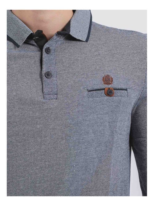 Polo de manga larga de puro algodón PIWANGA - Kiabi