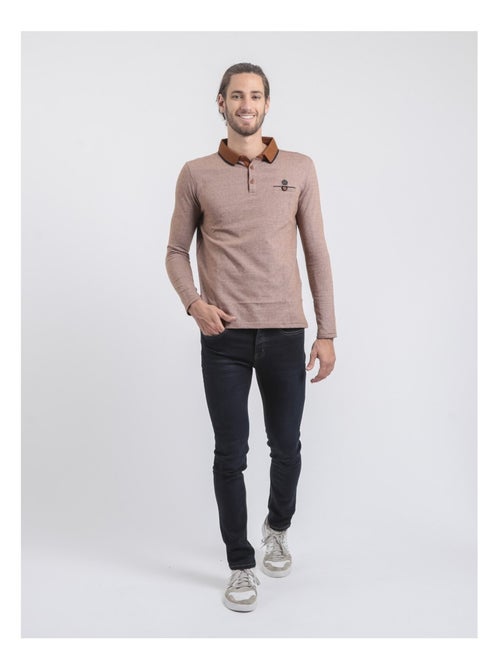 Polo de manga larga de puro algodón PIWANGA - Kiabi