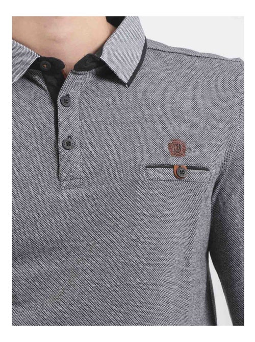 Polo de manga larga de puro algodón PIWANGA - Kiabi Polo de manga larga de puro algodón PIWANGA - Kiabi