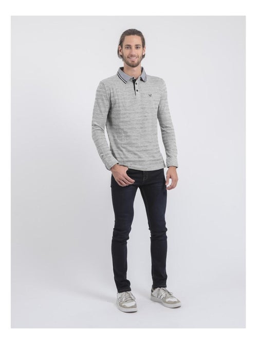 Polo de manga larga de puro algodón PLAMOTO - Kiabi