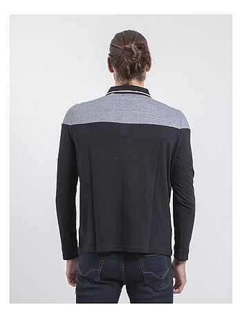 Polo de manga larga de puro algodón POGAME