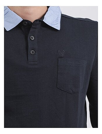 Polo de manga larga de puro algodón POKEMAN