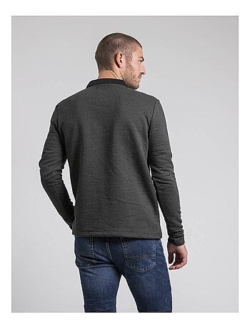 Polo de manga larga de puro algodón POMEGAN