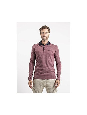 Polo de manga larga de puro algodón POUMIX