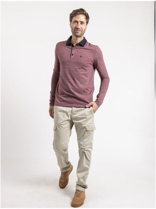 Polo de manga larga de puro algodón POUMIX - Kiabi