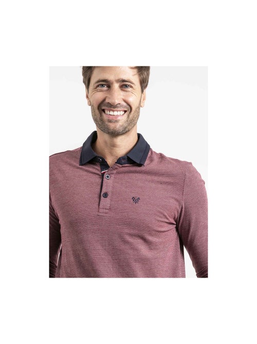 Polo de manga larga de puro algodón POUMIX - Kiabi