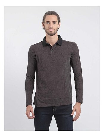 Polo de manga larga de puro algodón PRALONG