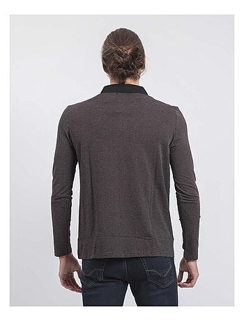 Polo de manga larga de puro algodón PRALONG