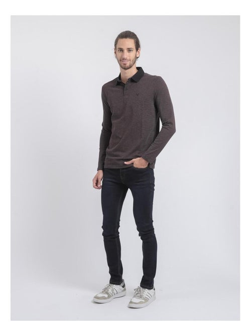 Polo de manga larga de puro algodón PRALONG - Kiabi