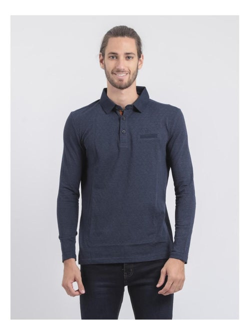 Polo de manga larga de puro algodón PUMANAR - Kiabi