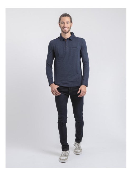 Polo de manga larga de puro algodón PUMANAR - Kiabi