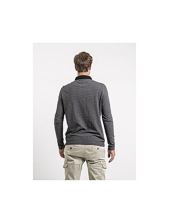 Polo de manga larga de puro algodón PUNCH