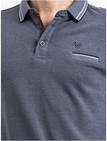 Polo de manga larga de puro algodón PYLONE