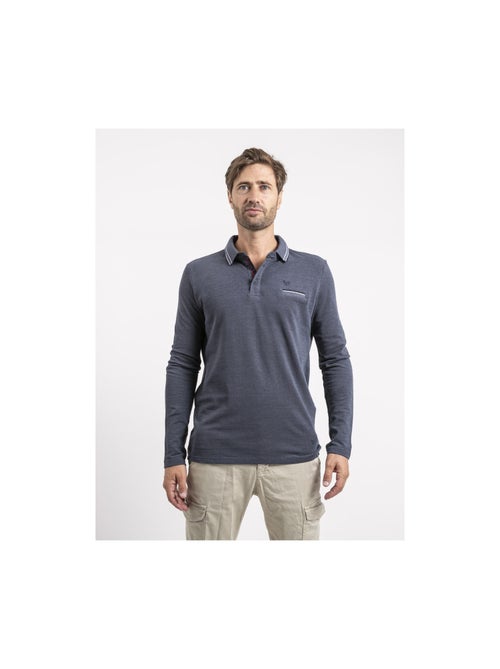 Polo de manga larga de puro algodón PYLONE - Kiabi