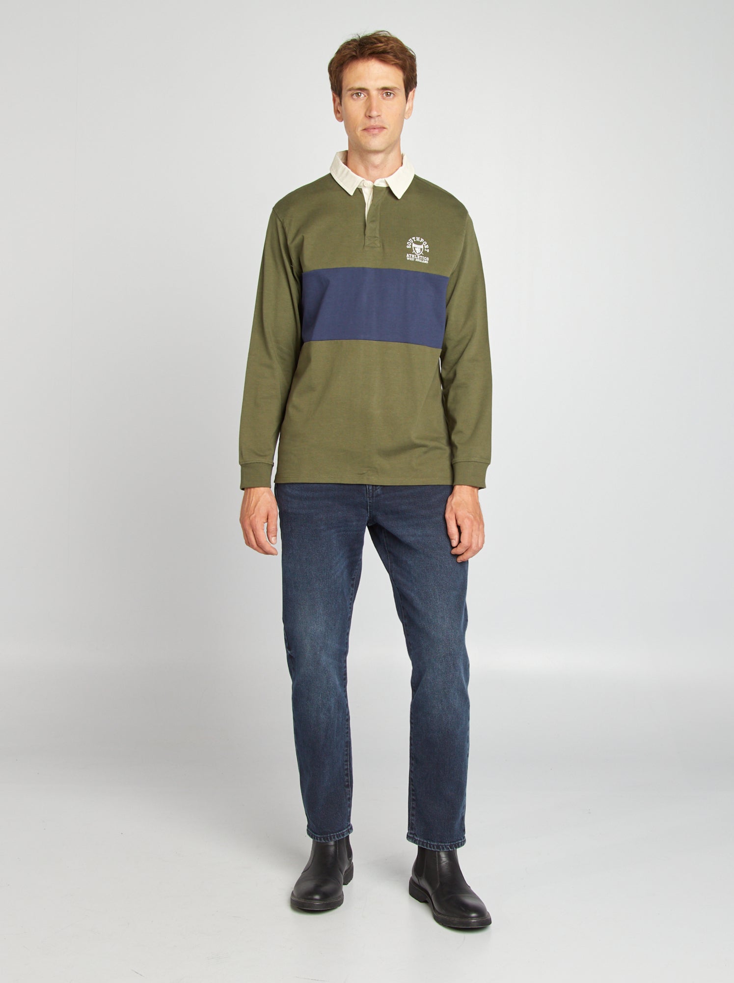 Polos manga larga hombre kiabi shop
