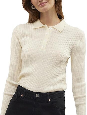 Polo de Manga Larga para Mujer Vero Moda
