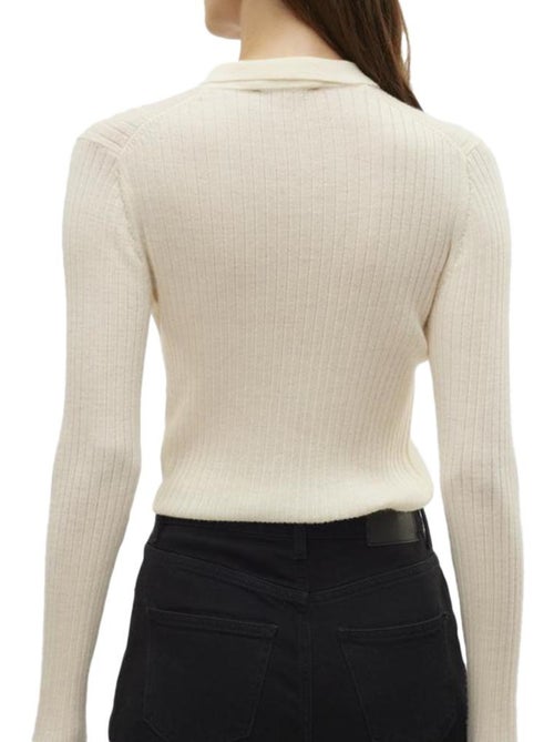 Polo de Manga Larga para Mujer Vero Moda - Kiabi Polo de Manga Larga para Mujer Vero Moda - Kiabi