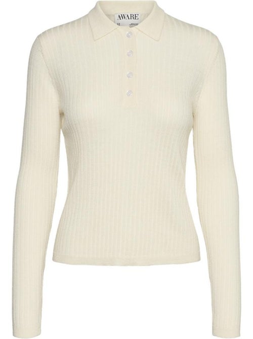 Polo de Manga Larga para Mujer Vero Moda - Kiabi Polo de Manga Larga para Mujer Vero Moda - Kiabi