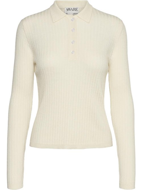 Polo de Manga Larga para Mujer Vero Moda - Kiabi Polo de Manga Larga para Mujer Vero Moda - Kiabi