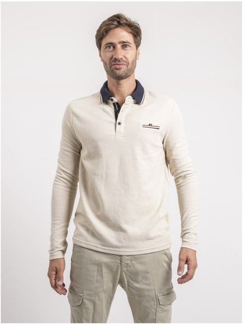 Polo de manga larga PORMARIN - Kiabi